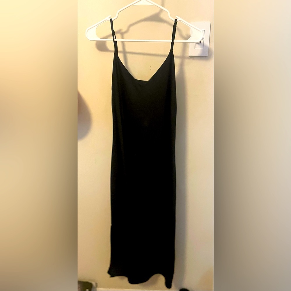 Silk black dress